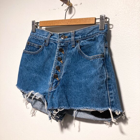 3 FOR $15 Vintage button front Jordache Jean Shorts - Picture 2 of 14